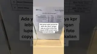 KPR sudah lebih dari 2 tahun jangan lupa minta foto copy SHM nya #kpr #rumahsubsidi #shorts