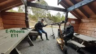 E-Wheels E11 Prototype Testing: Stikj&oslash;ring p&aring; Tueneset