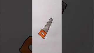 Saw 🪚 Easy Drawing For Kids #saw #tools #kidstvforfun #trending #shorts #viralshorts #viral #drawing