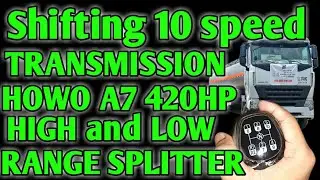Paano mag shift ng 10 speed transmission|howo truck gear shifting