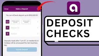 HOW TO DEPOSIT CHECKS VIA ALLY MOBILE APP