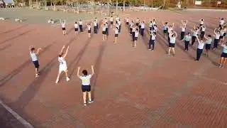Zumba sa San Jose Esplanade with the Antique PPO personnel