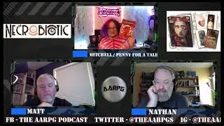 Between Two GMs - Talking Necrobiotic TTRPG with Penny for a Tale.