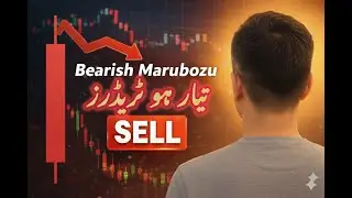 Bearish Marubozu Candle | Strong Selling Signal | Forex & Crypto Trading Urdu