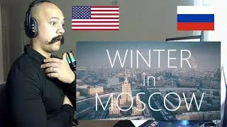 Reacting to Beautiful WINTER Moscow city Aerial reel Зимняя заснеженная красивая Москва аэросъемка