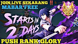 LIVE PUSH RANK MOBILE LEGEND MOSKOV TERKUAT DI BUMI🅥
