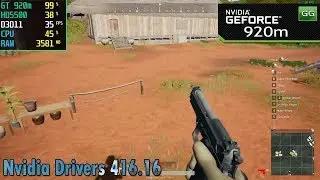 Sanhok Map PUBG (Drivers 416.16) on Nvidia 920m | 920mx + Core i5 | 2018 Benchmark Test