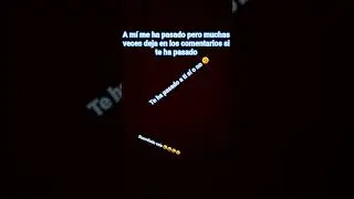 deja en los comentarios si te ha pasado
