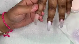 Acrylic Nails For Beginners | Acrylic Nails Fill Tutorial | Glow In The Dark Nails| Natali Carmona