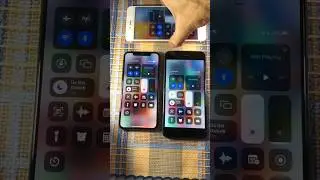 Trick iPhone - auto brightness #shorts #iphoneX vs #iphone8Plus by #iphone6sPlus