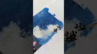 Floral Painting 3 | Acrylic Painting Tutorial | Craze In Craft #shorts