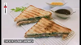One minute Chicken Salami Sandwich | The Stylist Food | Short Video