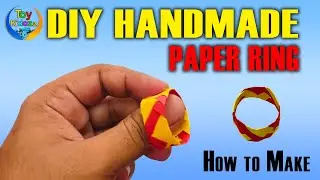 How to Make an Easy Origami Paper Ring | Simple DIY for Kids and Beginners