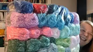 Cottontail Crafts by Heather is live! Unpack my Alize Velutto order with me!!!
