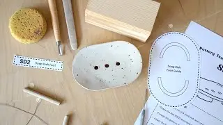 How to make a Soap Dish out of clay (with templates!)