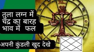 Tula lagna me chandra ka fal by astrologer yugveer jain