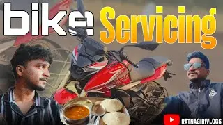 आज गेलो गाडीची सर्विसिंग करण्यासाठी 🙃 || pulser n250 #bike #bikeservicing #viralvideo  #