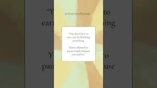 #RestIsProductive #SelfCareReminder #GentleQuotes #MentalHealthMatters #dailyreminders #quotes