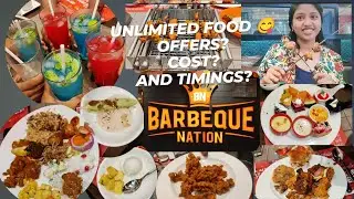 Rs 699/- BBQ NATION in Madhurawada | UNLIMITED BUFFET | Offers?🤫 #vizag #bbq DM for 500/-off