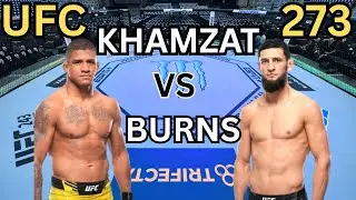 UFC 273|Khamzat Chimaev vs Gilbert Burns Full Match Highlights|UFC|MMA