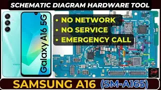 Samsung A16 SM-A165 No Network & No Service problem solution | Schematic Diagram | DMR SOLUTION