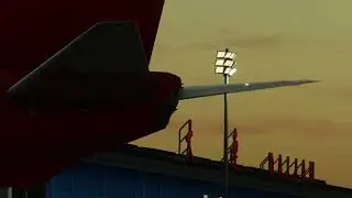 Hainan Airlines  737-800 ZBAA Dalian Zhoushuizi Landing Sunset (MSFS2020) Satisfying