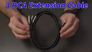 🔌 J&D 3RCA Extension Cable &ndash; Extend Your AV Setup with Clarity! 🎥🎶