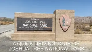 A quick driving tour of Joshua Tree National Park.