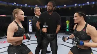 Valentina Shevchenko vs Jennifer Maia UFC 4 Simulation (AI)