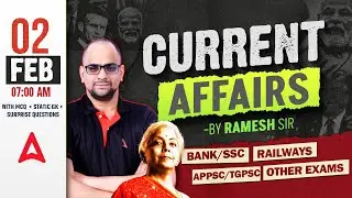 3 February Current Affairs 2026 | Current Affairs Today Telugu | Daily Current Affairs By Ramesh Sir