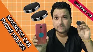 Unboxing & Review | King Shine Magnetic Car Phone Holder | For Universal Use | Hindi |