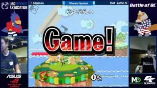 Edgeluca (Samus) vs. TSM | Leffen (Fox) | SSBM Top 64 WQF | BoBC