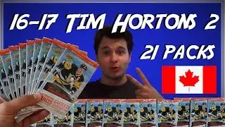2016-17 Tim Hortons Hockey Cards Opening (21 PACKS)
