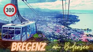 Cable car Pfaender Bregenz on Lake Constance Austria