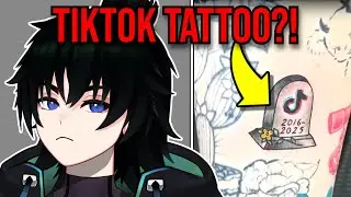 Vtuber's Shocking Reaction to TikTok Tattoo!