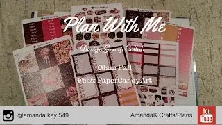 Plan with me design group ~ Glam Fall ~ Feat Paper Candy Art | AmandaK Crafts/Plans