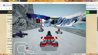 Jugando Tux Car en Huayra 6.5