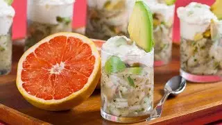 How to Make a Fresh Crab Aspic with Grapefruit Mousse