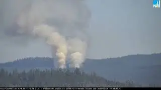 Conditions this February are ideal for Sierra prescribed (Rx) burns as seen from CoonHallow at 10 AM