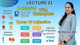 Adjective With Examples And Types Of Adjective|| Adjective Of Quality, Quantity And Number