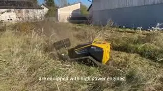 Tondeuse à gazon sans fil à chenilles - Fabricant chinois, vente directe d'usine #remotecontrolmower