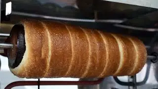 Kurtos Kalacs Making with Chimney Cake Easy Mix (video tutorial)