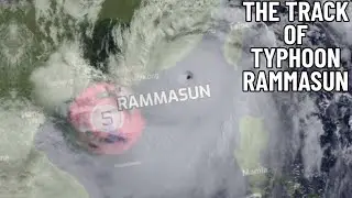 The Track of Typhoon Rammasun (2014)