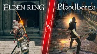 Elden Ring vs Bloodborne - Direct Comparison! Attention to Detail & Graphics! 4K
