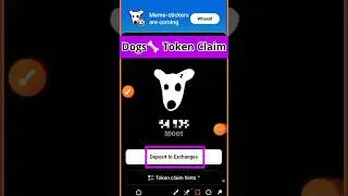 Dog Token Claim 🦴 Dog withdrawal  💥 dogs token price #shorts #ytshorts #viral #dogstoken #crypto