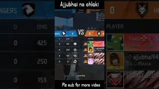 Ajjubhai94 aa gye samne se 3 ki strike le or fir Jo hua#shortvideo #freefire #ajjubhai94 #viraltoday
