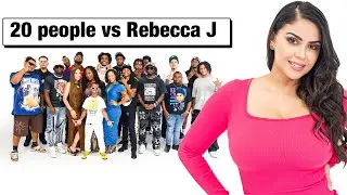 20 PEOPLE VS 1 MODEL: REBECCA J
