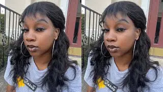 Watch Me Water Color, Cut, And Style My New Wig *Very Thick And Full With Bangs*| ft JZhair!