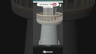 How to Make a Stylized Lighthouse in Blender #blender #tutorial #polyeevee