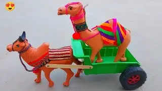 Diy  Mini Elephant Wood 🪵 Cart at Home Using Ice Cream Sticks | Handmade Wooden Cart Project